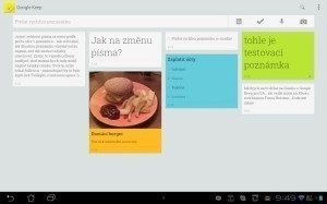 Aplikace Keep má o poznání příjemnější design