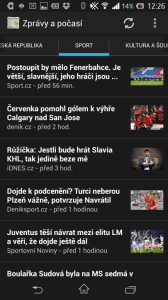 Zprávy ze sportu
