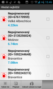 U většiny benzínek Navigator nezná název