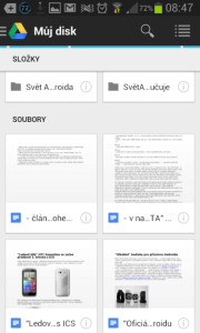Disk Google: správa souborů v cloudu