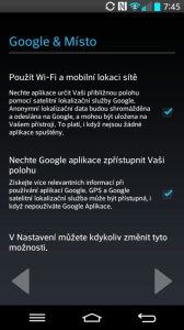 Lokalizační služby Google 
