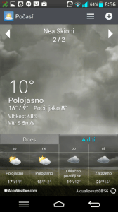 Počasí: zobrazení jiného místa