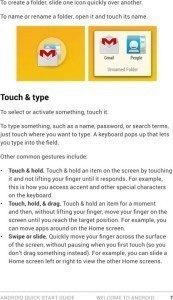 Android Quick Start Guide, 4.4 KitKat