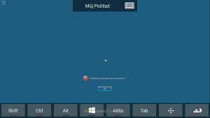 Klávesou Menu vyvoláte lištu speciálních kláves