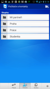 TeamViewer for Remote Control - centrum připojení