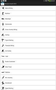 Sochi 2014 Schedule (oCals)