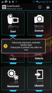 Představení uživatelského rozhraní aplikace
