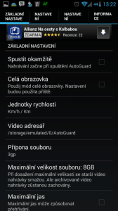 Základní nastavení