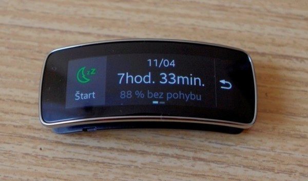 Gear Fit spánek
