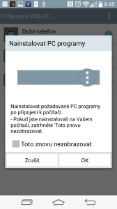 Nabídka instalace programů do počítače