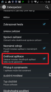 Google kontroluje instalované aplikace na přítomnost škodlivého kódu