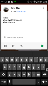 Převod adres na klikatelné
