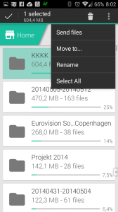 Unclouded: sekce Explorer