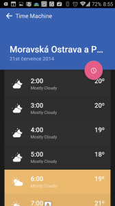 Počasí 21. 7. 2014
