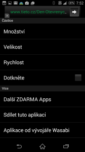 Xperia Z Živá tapeta