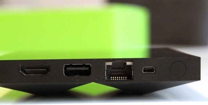 Google Nexus Player zadní strana
