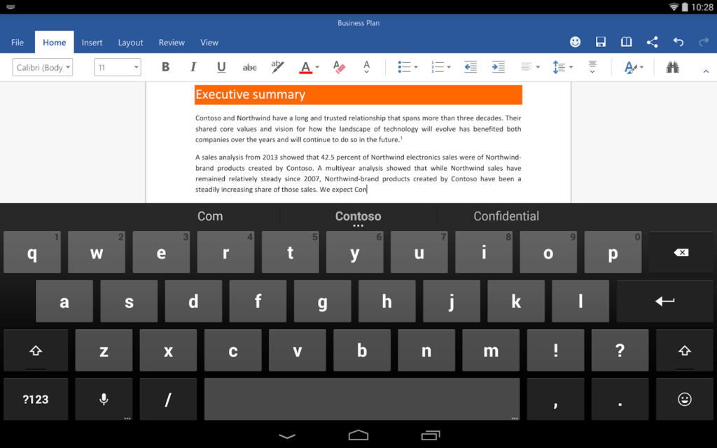Microsoft Office preview 2