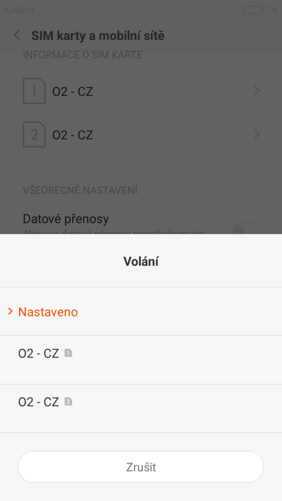 Xiaomi Redmi 2 Dual Sim management 2
