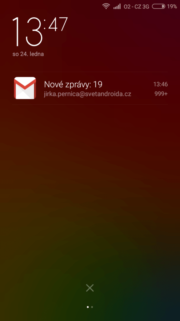 Xiaomi Redmi 2 notifikace 1
