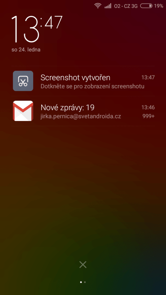 Xiaomi Redmi 2 notifikace 2