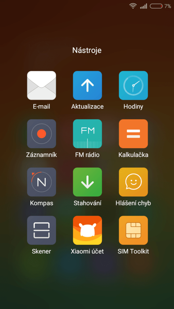 Xiaomi Redmi 2 užitečné aplikace 1