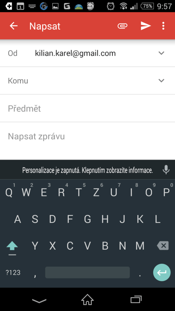 klávesnice google 10