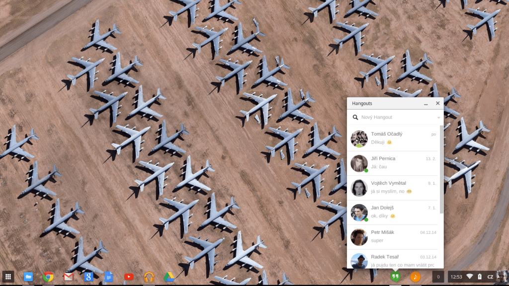 ChromeOS Hangouts