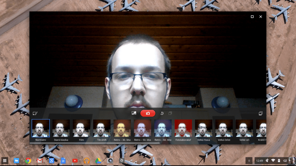 Chromebook 13 screen foto app