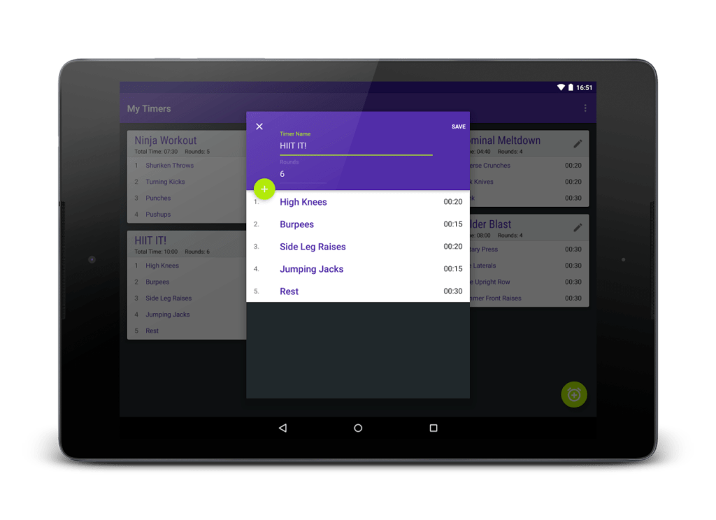 Chrono List Interval Timer 2