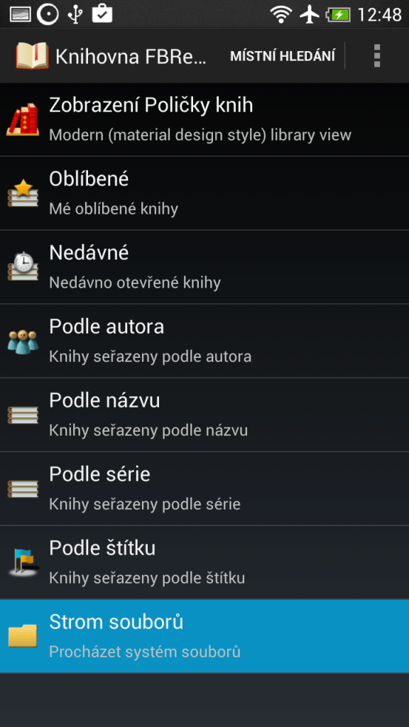 FBReader e knihy elektronicke knihy Padesát odstínů šedi 4