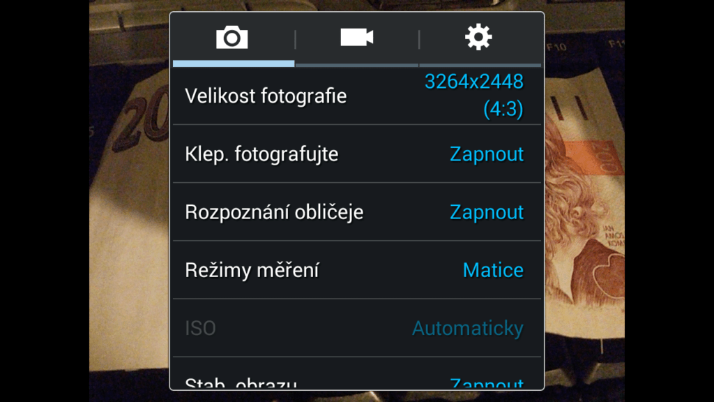 Samsung Galaxy S3 Neo aplikace fotoaparát 4