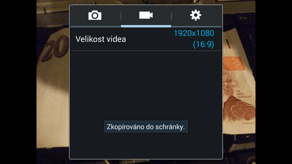 Samsung Galaxy S3 Neo aplikace fotoaparát 5