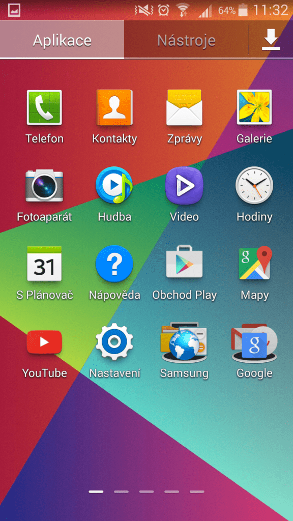 Samsung galaxy s3 neo uživatelské prostředí menu