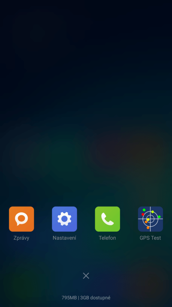 Xiaomi MI Note prostředí systému Android 4.4.4 přepínání aplikací
