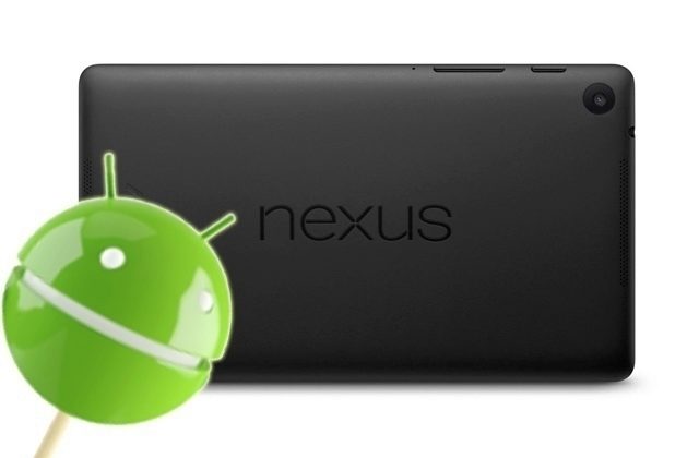 nexus 7 lollipop