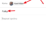Vyplňte adresu příjemce a předmět