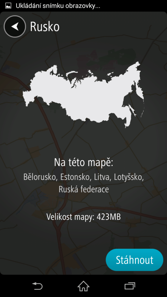 Mapa Ruska