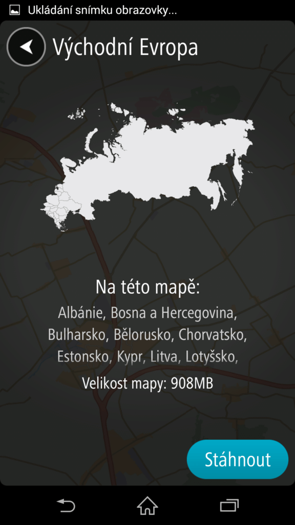 Mapa východní Evropy