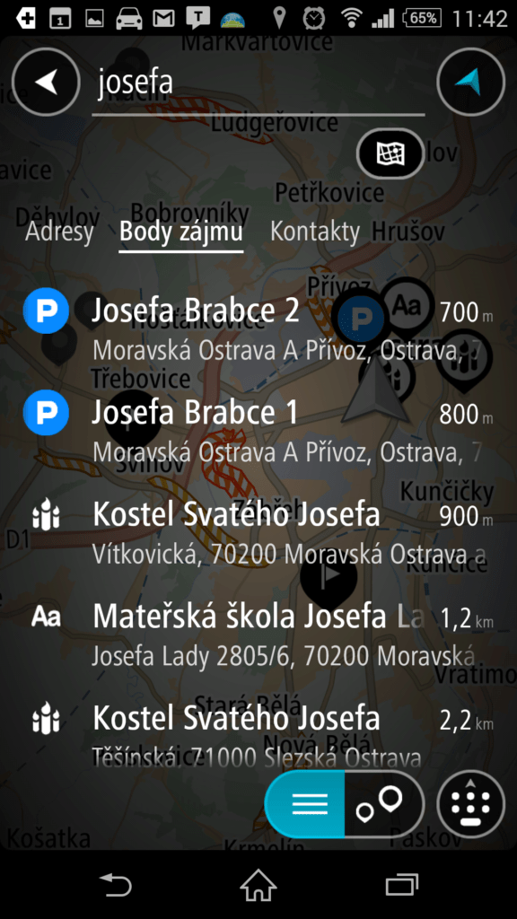 Vyhledávání v bodech zájmu