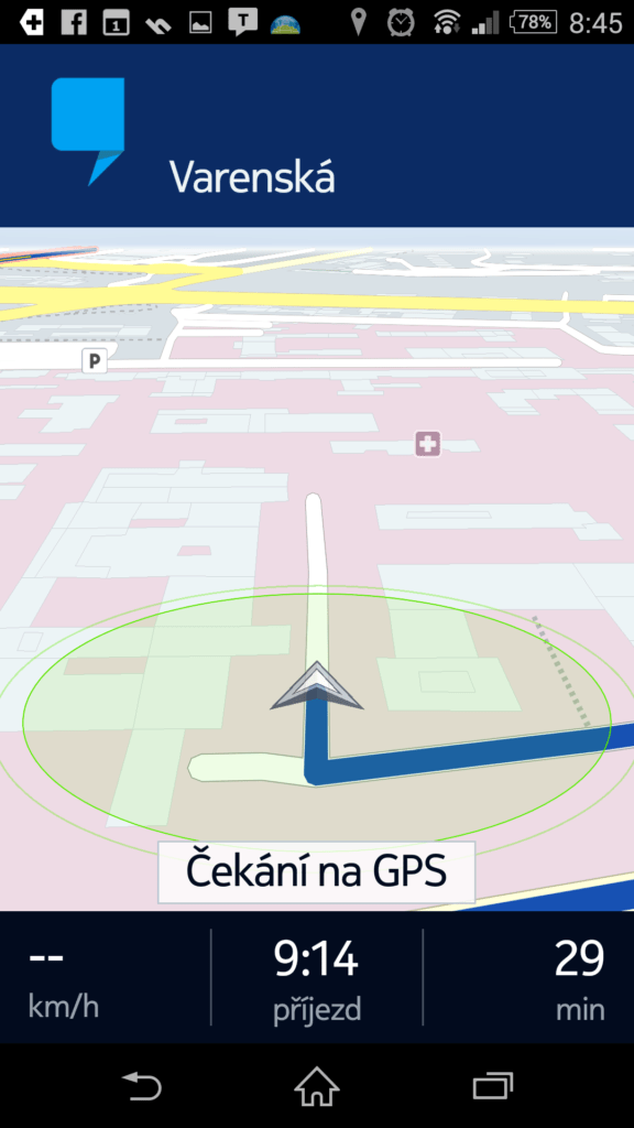 Navigace Nokia HERE