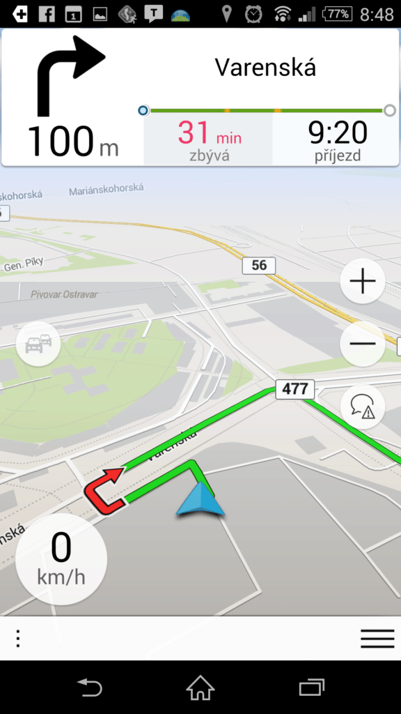 Navigace Navmii