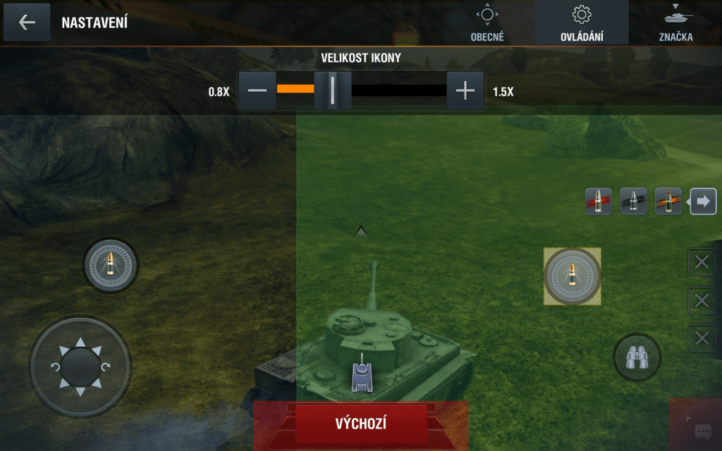 World of tanks nastavení