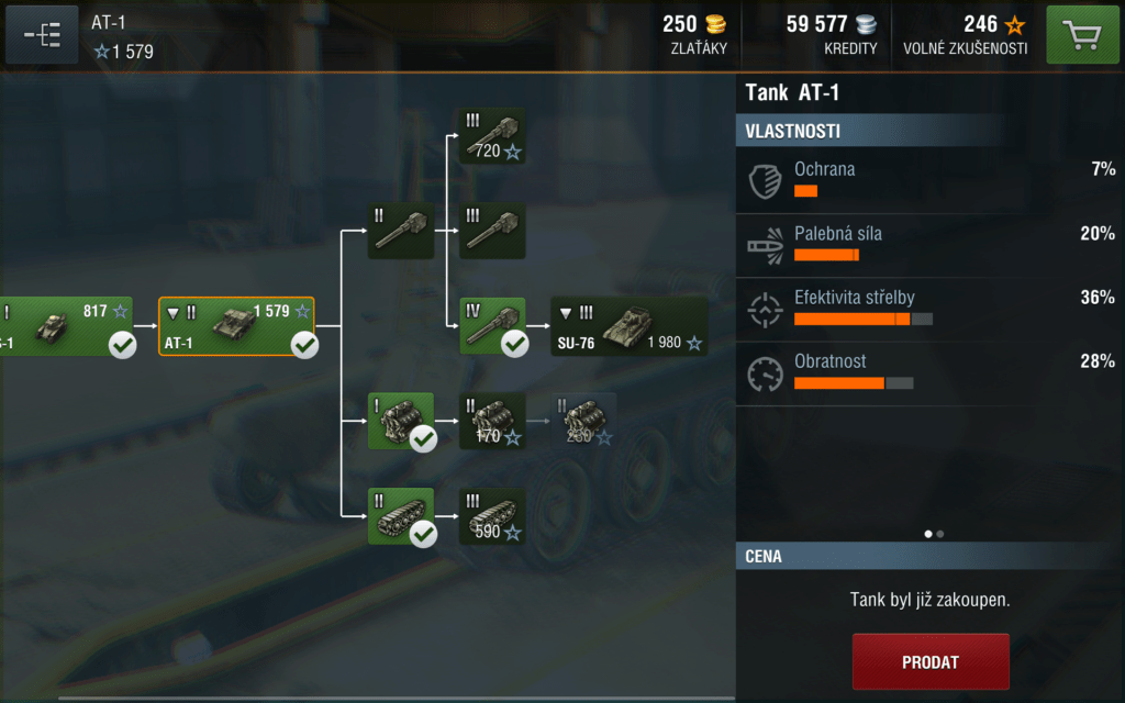 World of tanks tanky a doplňky 2