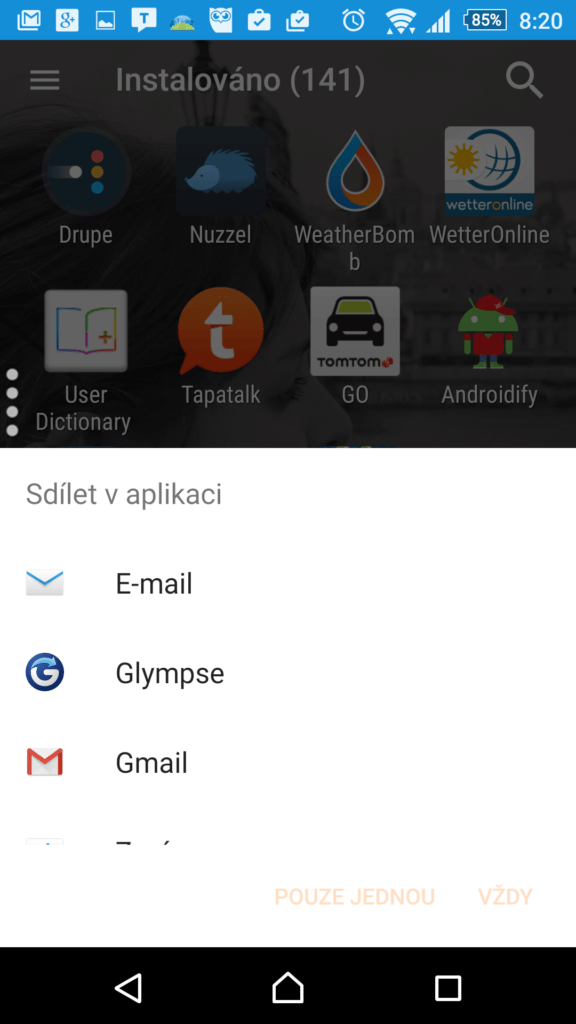 Odeslání e-mailu