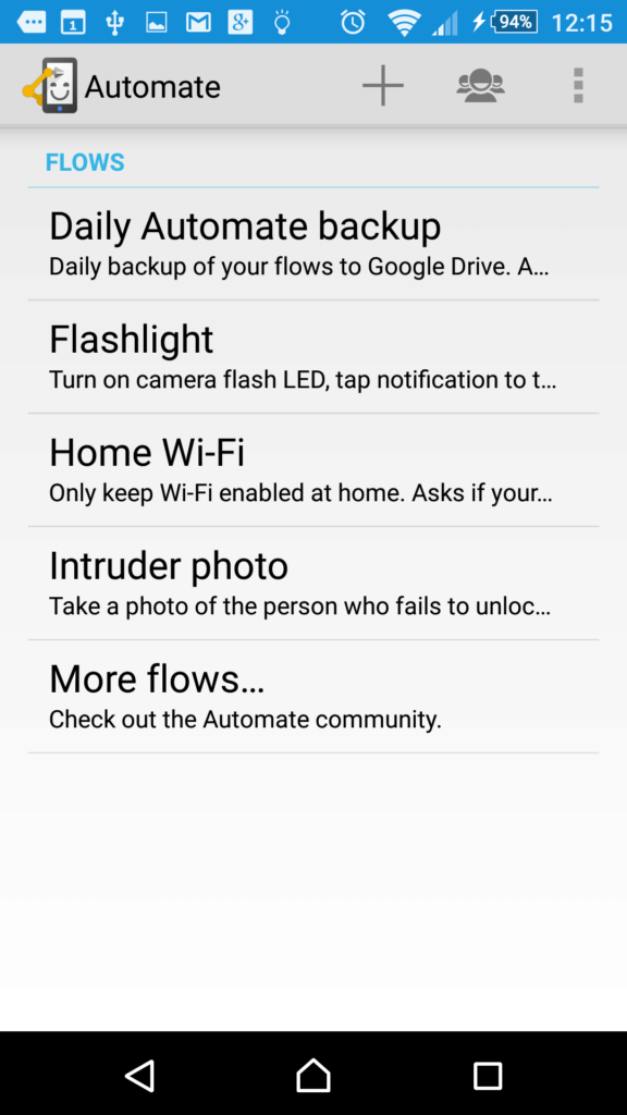 Automate — automatic tasks
