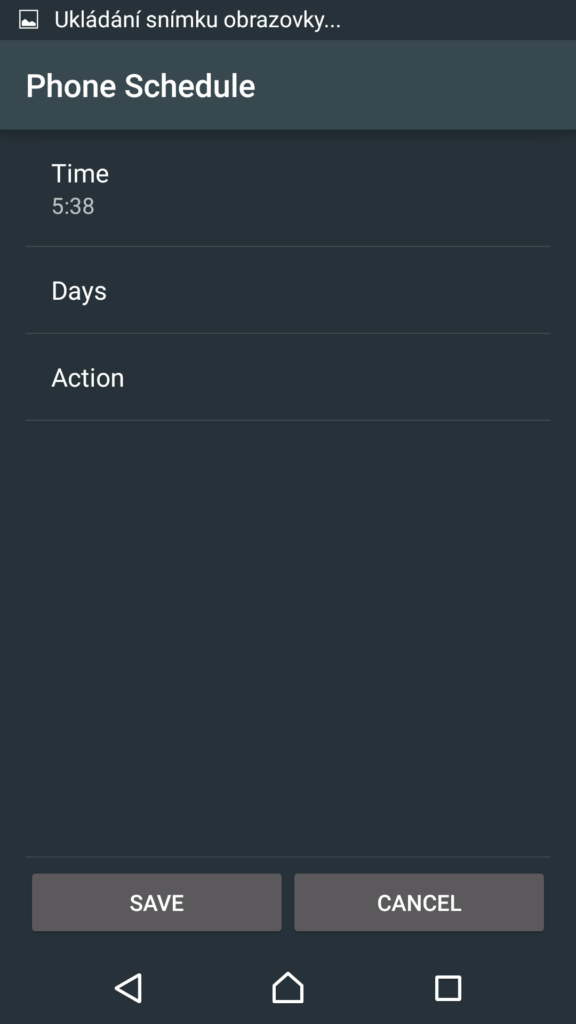 Phone Schedule