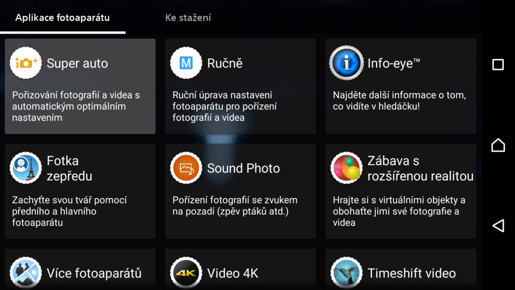 Snažte se najít nejvhodnější režim