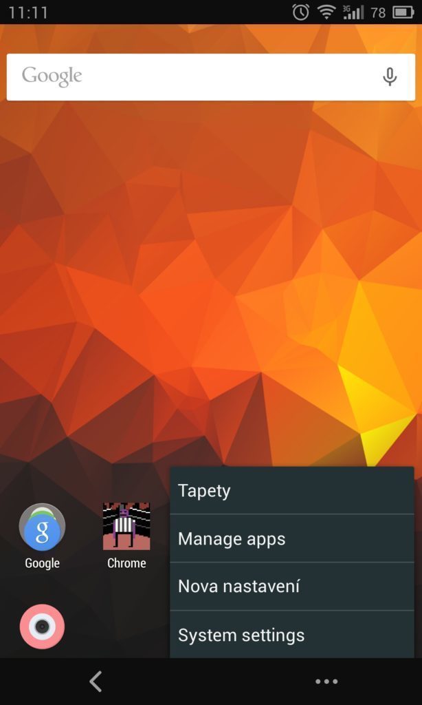Ikony Android nastavení 2