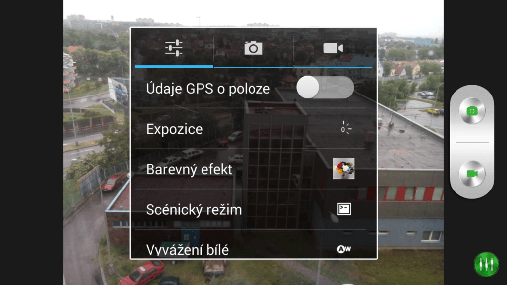 Leagoo Lead 2 aplikace fotoaparát režimy