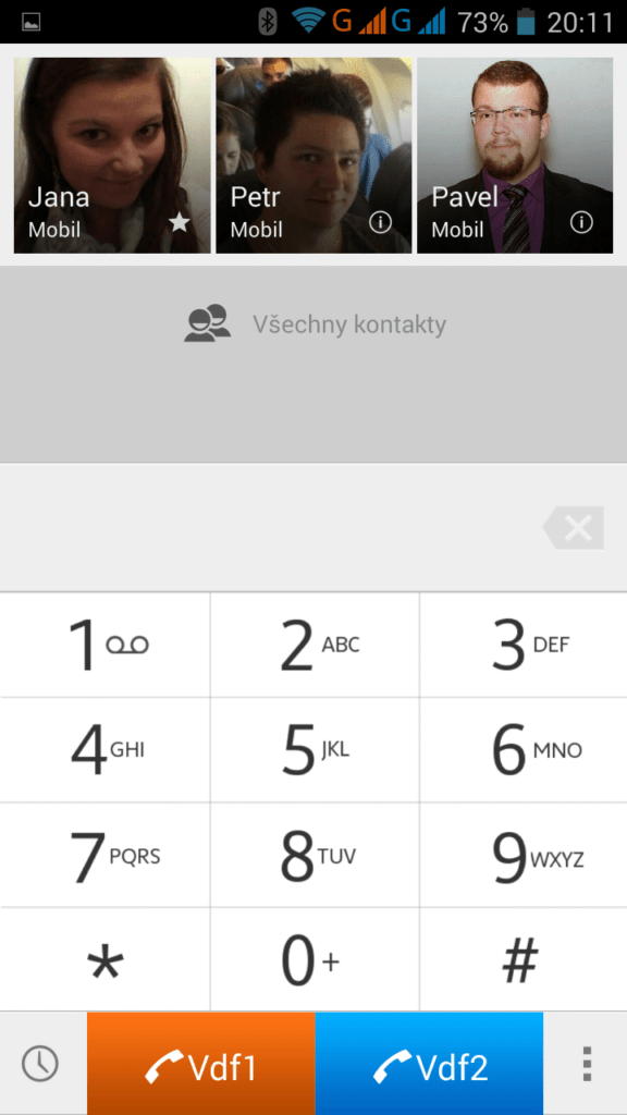 THL 5000T dialer